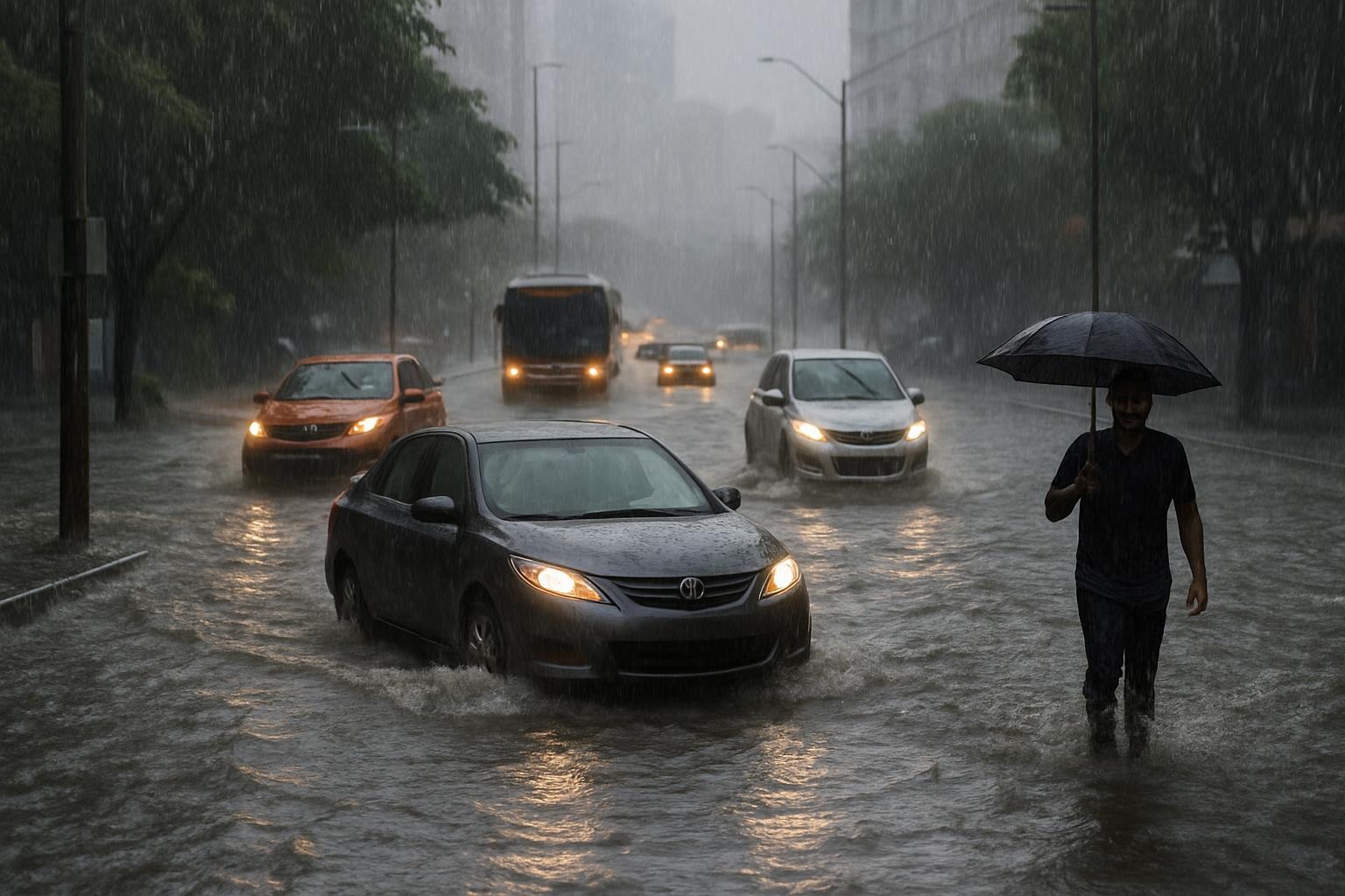 Temporal surpreende cariocas e gera preocupação com enchentes